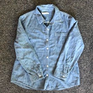 Old Navy Size M Button-up Chambray Shirt